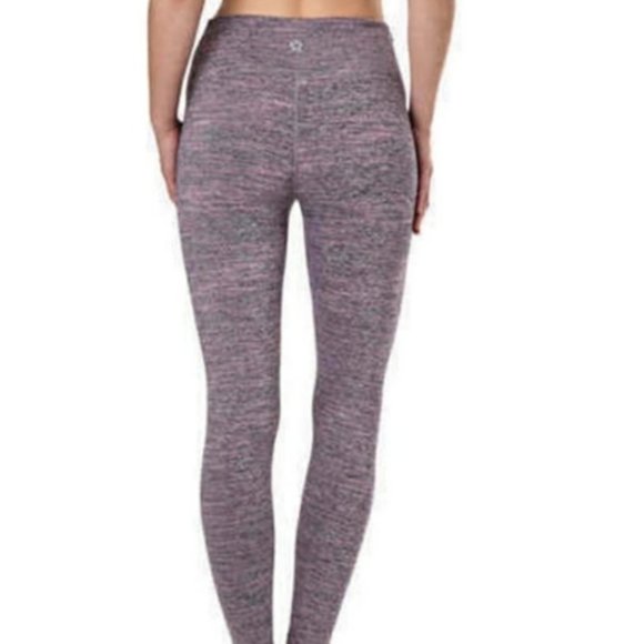 TUFF ATHLETICS High Waisted Workout Athletic Yoga Leggings Womens Large - Picture 2 of 4